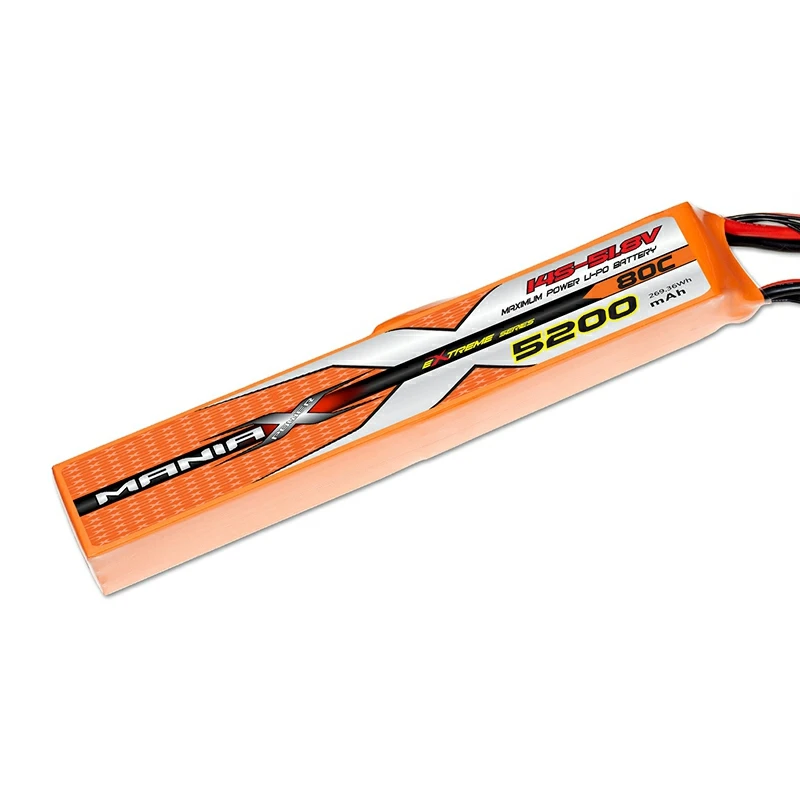 14S-51.8V 5200mAh 80C bata Lipo Battery